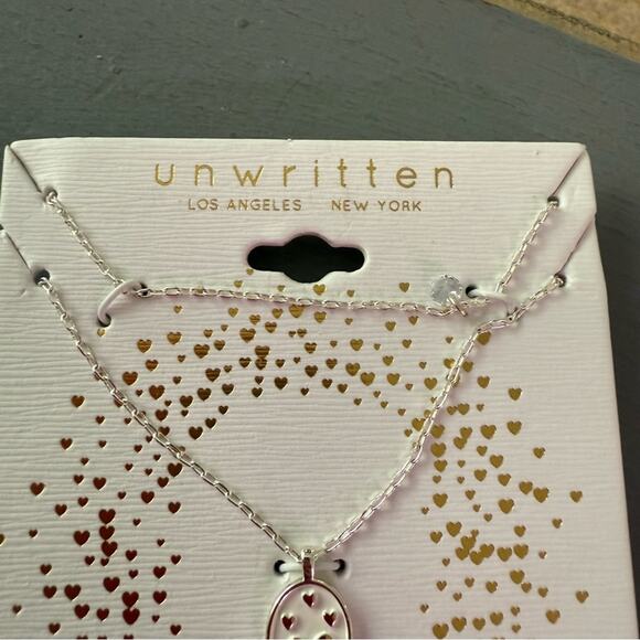 Unwritten Unconditional love of a MOM is forever 14k Gold Plated Necklace NEW - Picture 4 of 5